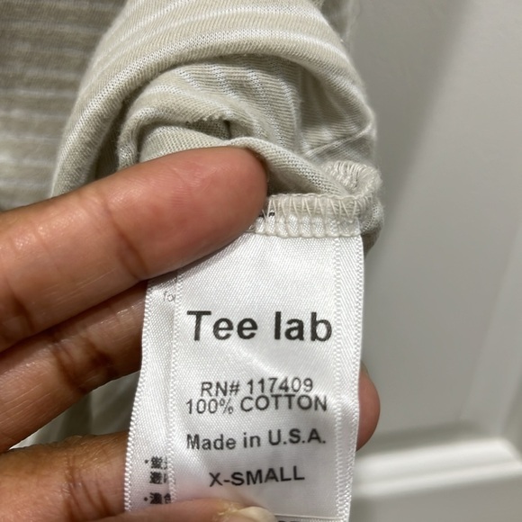 Frank & Eileen Tee Lab Base Layer Striped Scoped Neck Tank Top Sz XS - Picture 4 of 5